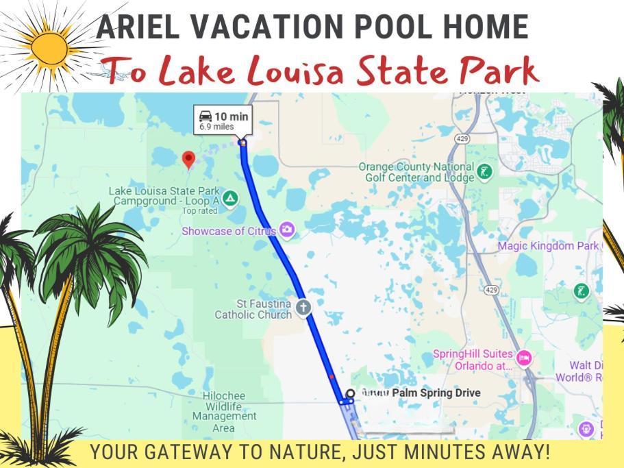 Ariel Private Pool Home Wspa Орландо Екстер'єр фото